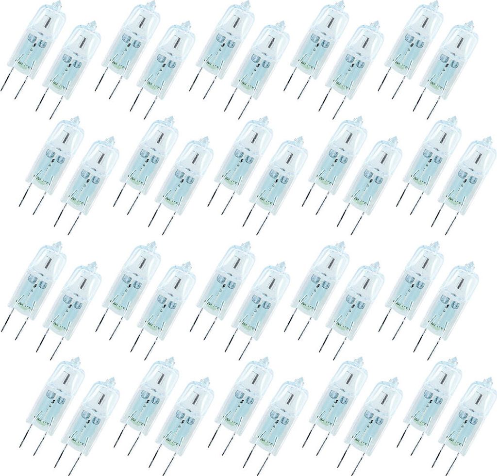 40 x Osram Halogen Stiftsockellampe Halostar Oven 10W G4 12V klar warmweiß für Backofen 300°