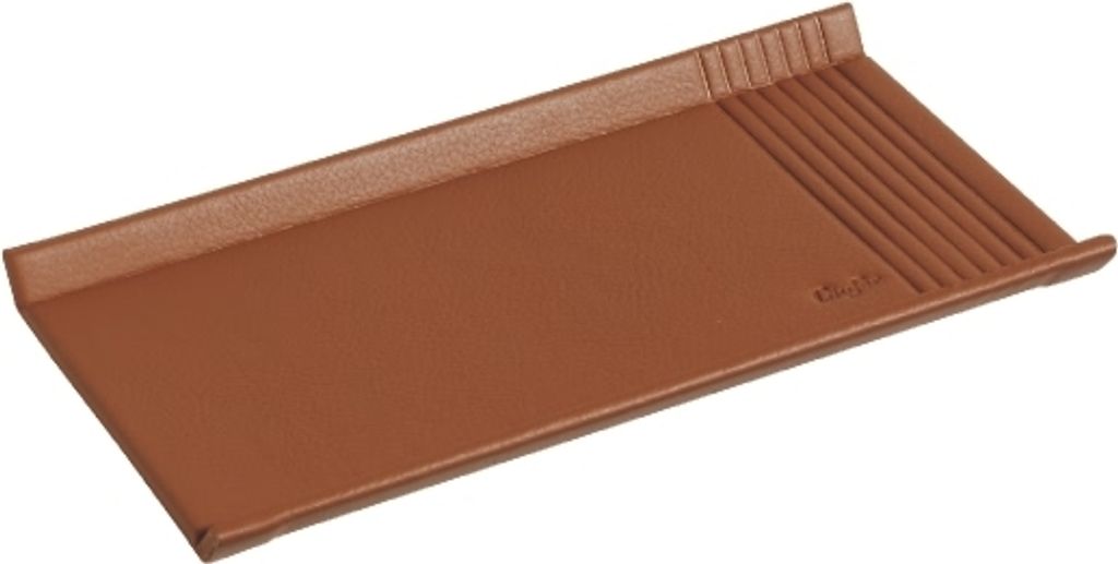 Federschale La Linea Leder terrakotta