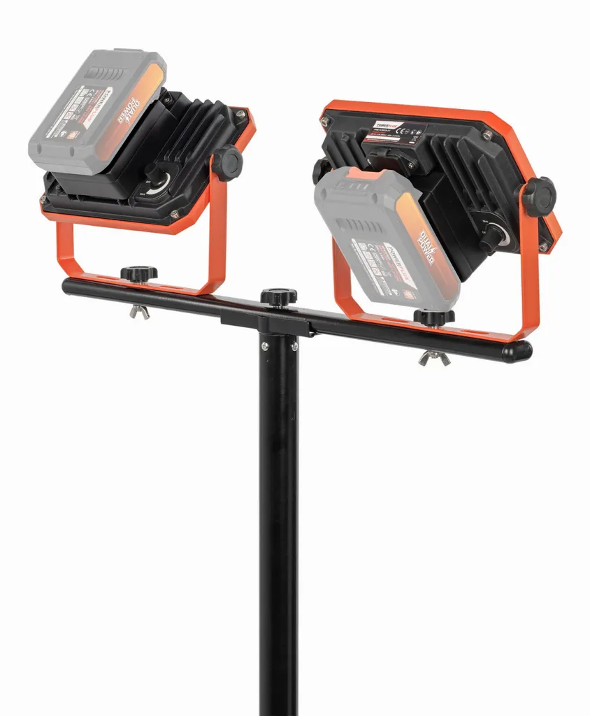 Projecteur hybride 20+220V Powerplus Argent avec trépied ajustable - 8