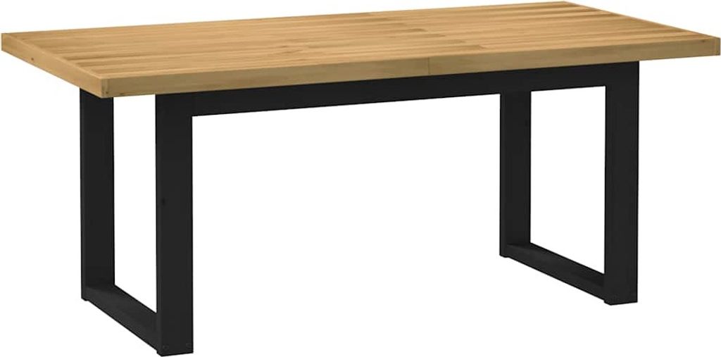 "im Angebot" Esstisch NOAIN U-Form-Beine 180x90x75 cm Massivholz Kiefer - Esstische CC12229