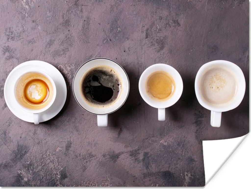 MuchoWow Poster Kaffee - Küche - Industrie 160x120 cm - Foto Plakat