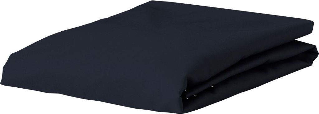 Essenza Satin Spannlaken Minte Farbe Nightblue Größe 80x200