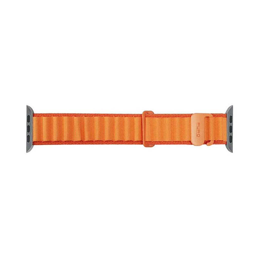 Puro PUAW44EXTREMEORA, Band, Smartwatch, Orange, Apple, Apple Watch case 42, 44, 45, 49mm, Apple Watch Ultra, Nylon