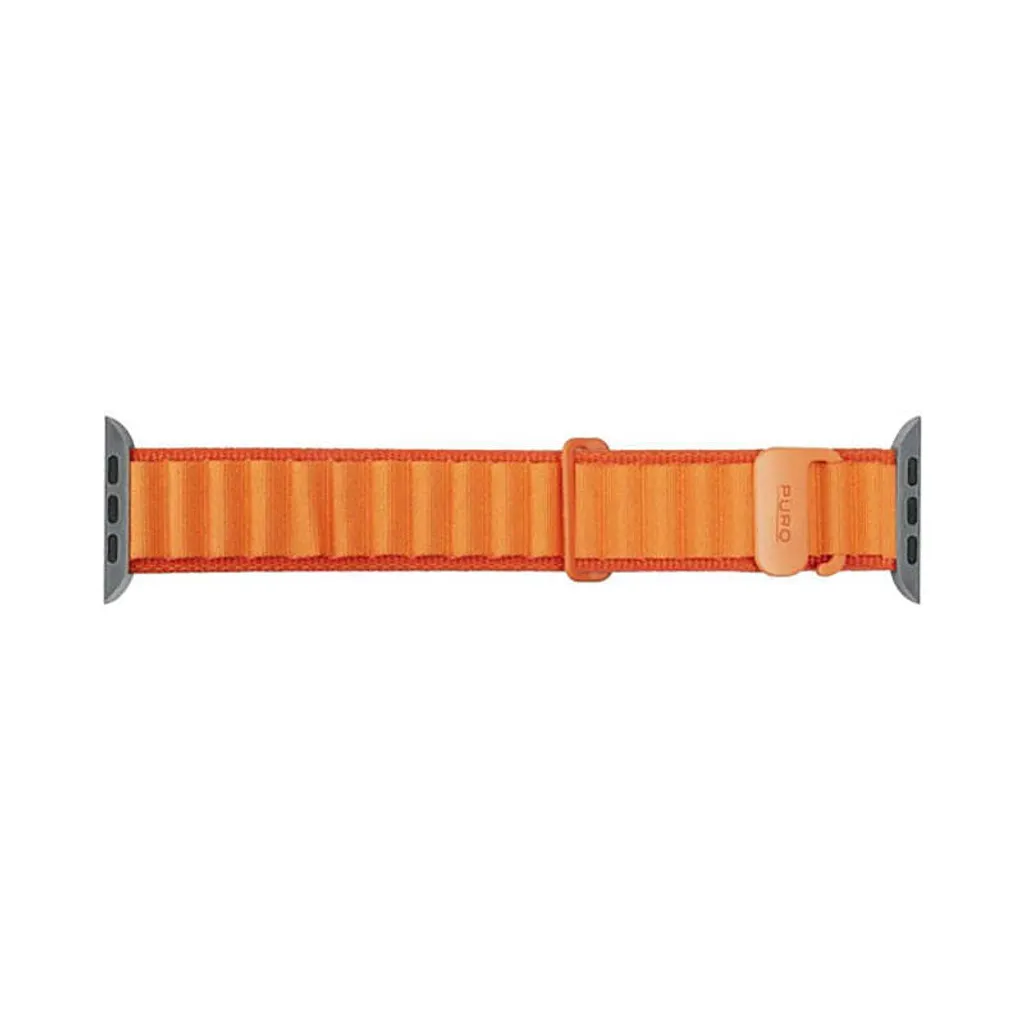 Offerta Cinturino Puro Apple Watch Extreme Nylon Arancione 42-49mm