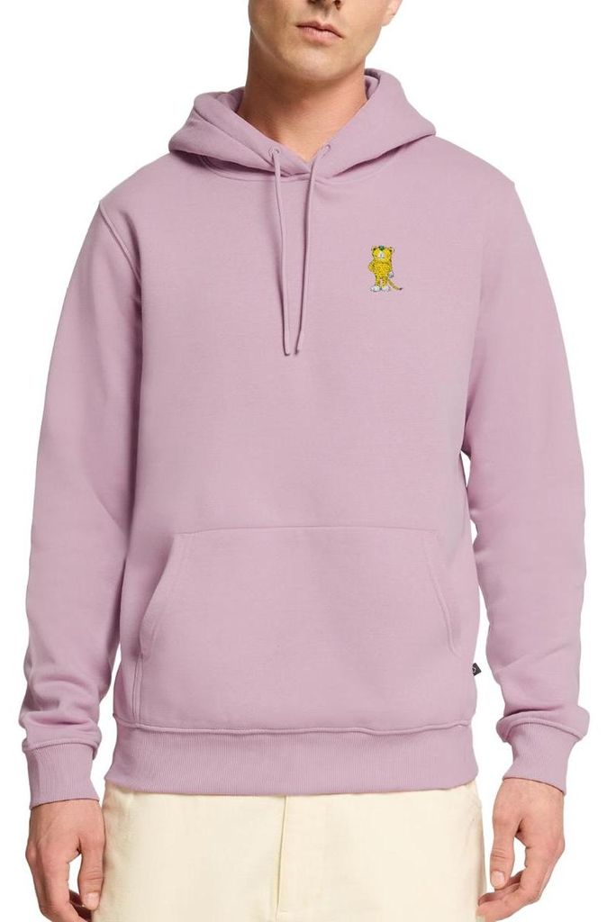 Spreadshirt Janosch Kleiner Tiger Stick Herren Premium Hoodie, XS, Altrosa