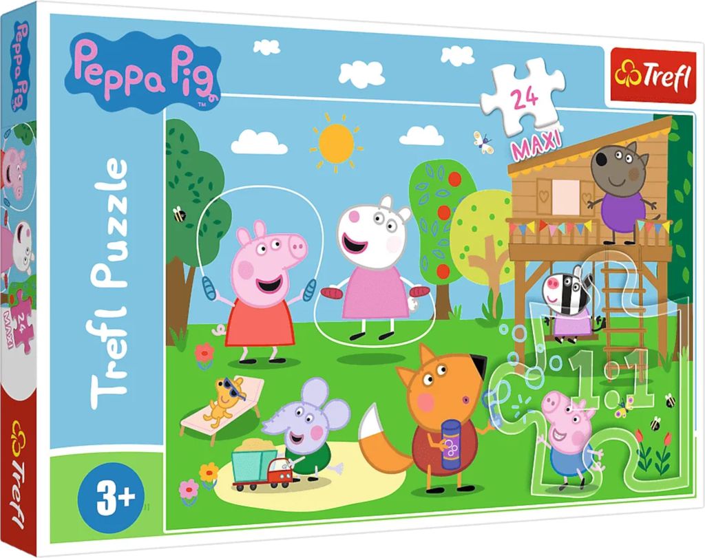 Trefl Peppa Pig Maxi Fun in the grass Puzzle 24 pc(s) Andere