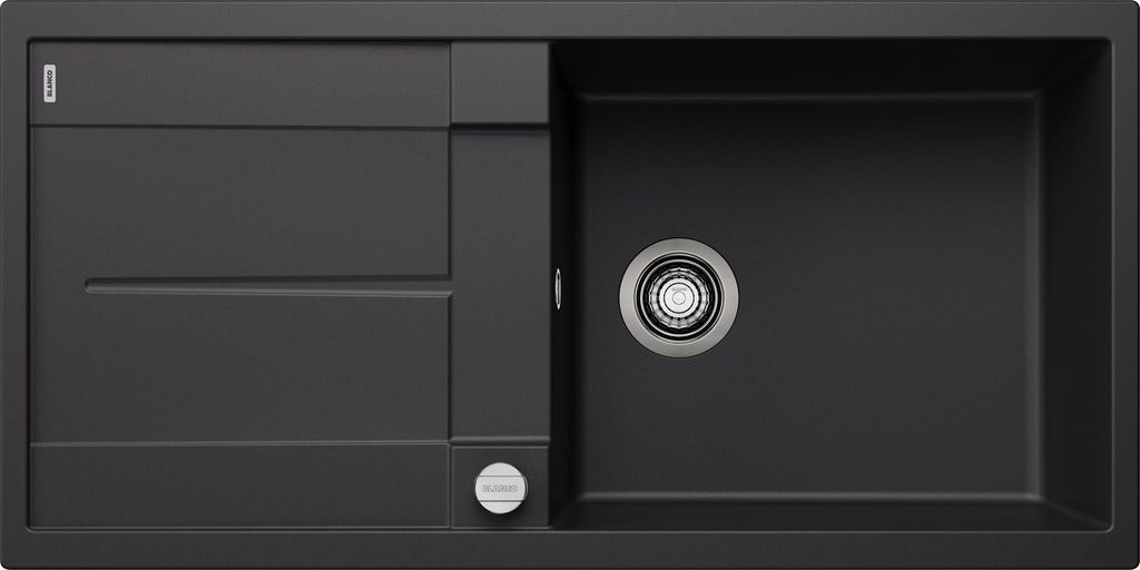 BLANCO METRA XL 6 S Granitspüle SILGRANIT schwarz Einbau Produktbild 