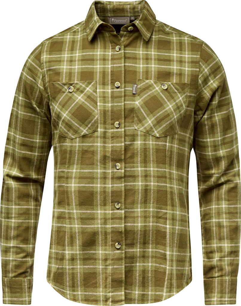 Pinewood Felicia Shirt Damen (Olive Green) Größe XL