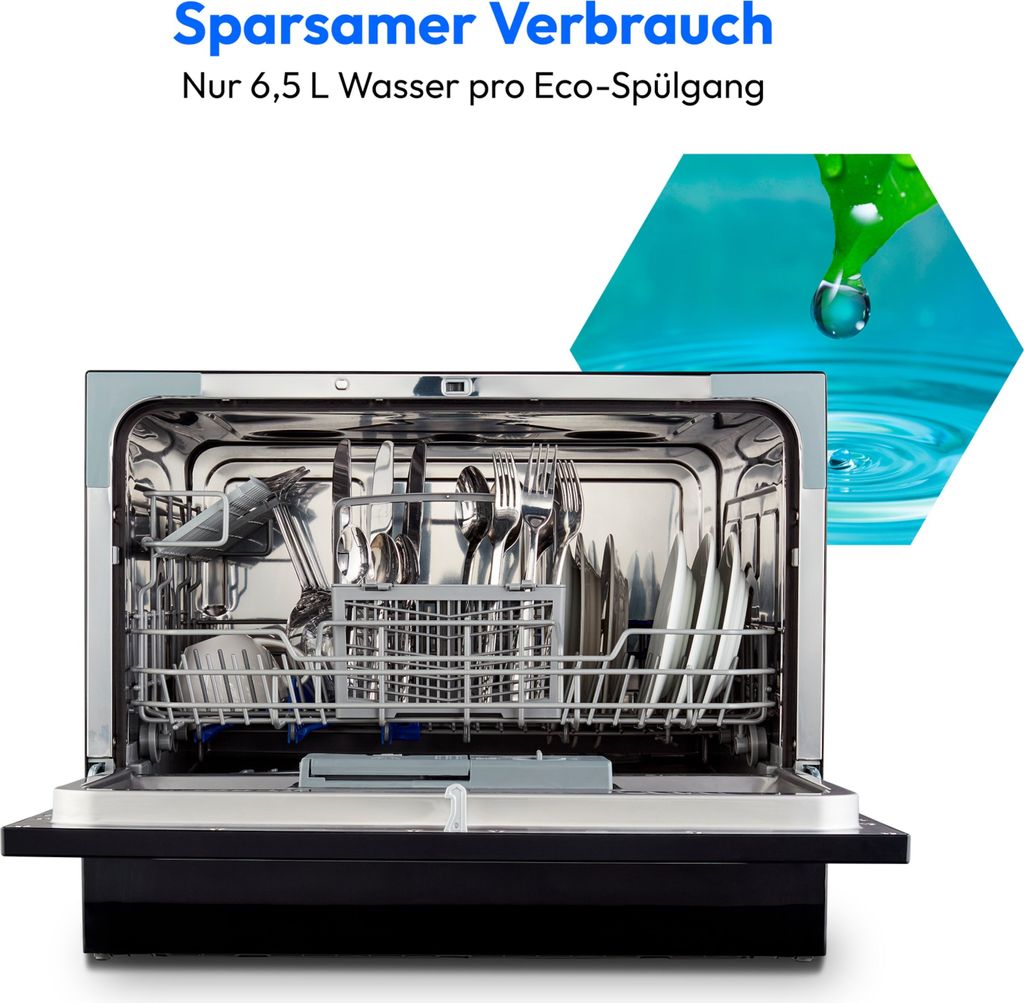 MEDION Tischgeschirrspüler DWT 60 (6 Gedecke Produktbild 8