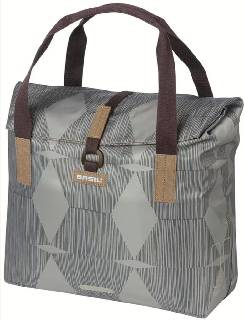BASIL Gepäckträger Fahrradtasche "Elegance", grau