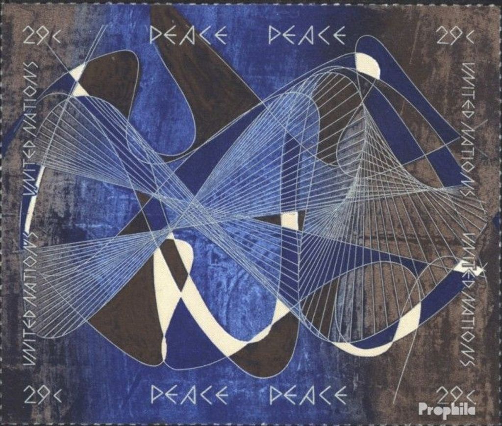 Briefmarken UNO - New York 1993 Mi 653-656 Viererblock (kompl.Ausg.) gestempelt Tag des Friedens