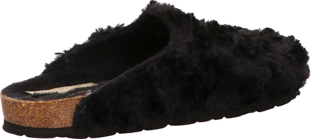 Rohde Sunnys N32 Sandali Comfort In Pelle Nera Con Fibbia Regolabile E Plantare In Pelle
