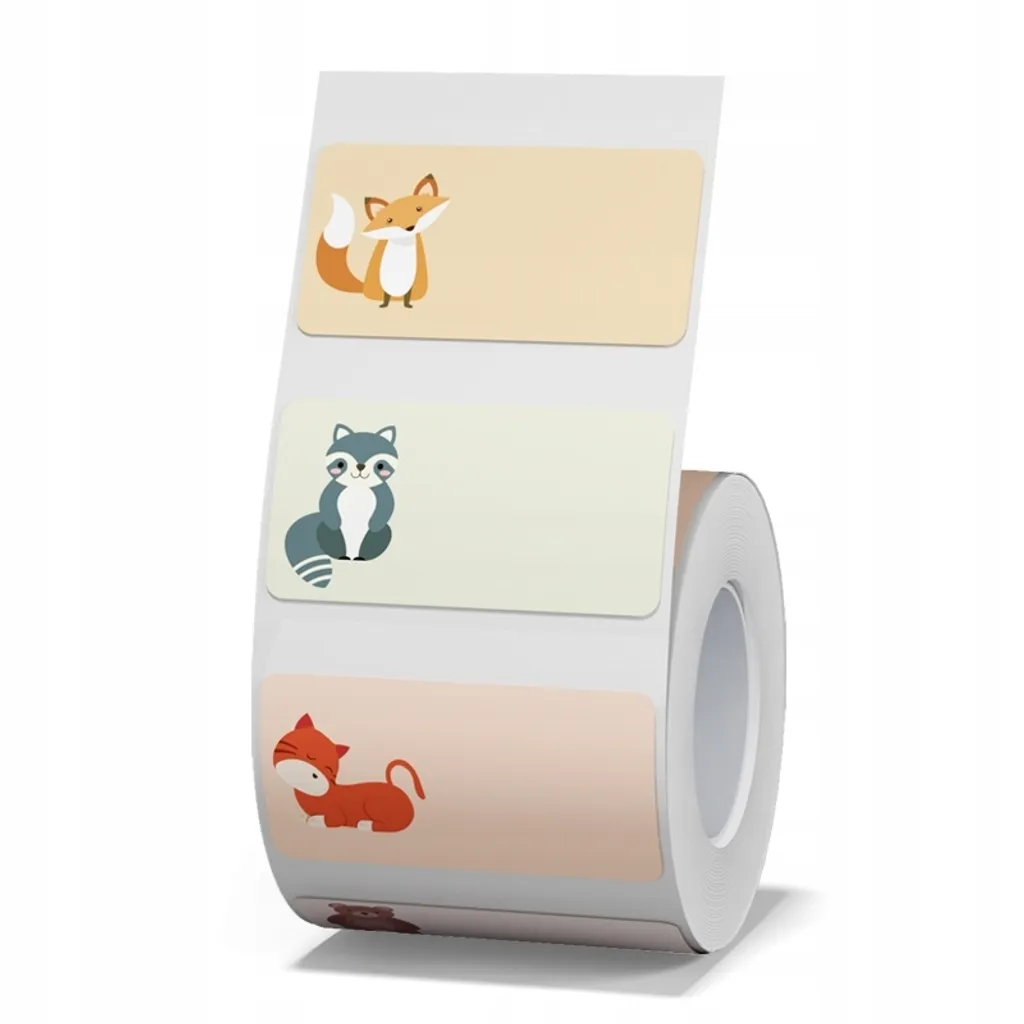 Etichette NIIMBOT Adesivi 40*20mm ANIMALI 320 pezzi per B21/B3S/B1 Originale