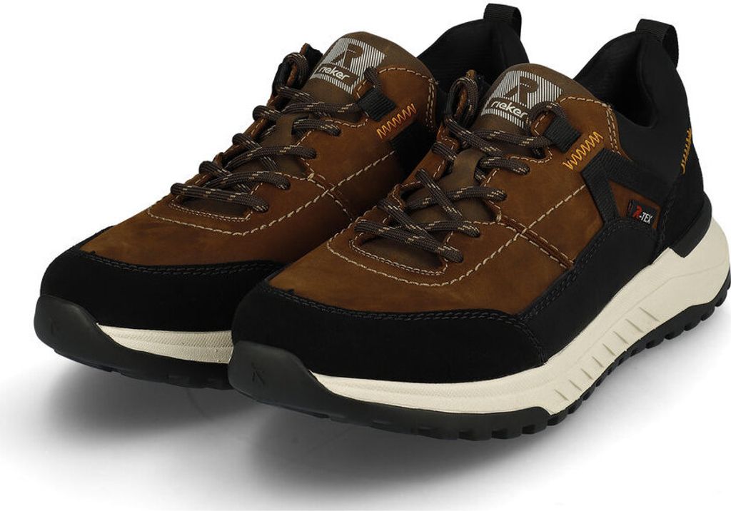 Rieker Herren Echtleder Sneaker braun, Herren:46 EU Produktbild 