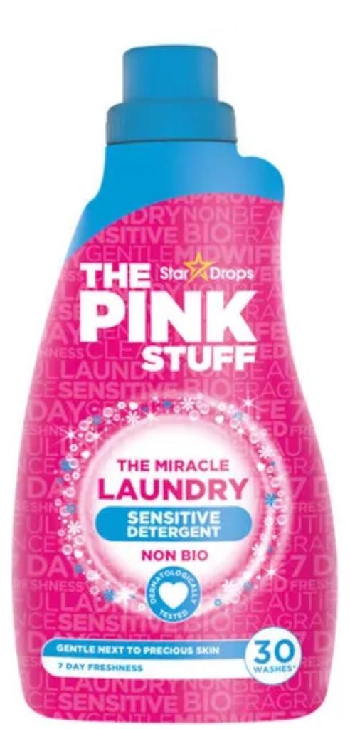 Stardrops Pink Stuff – Laundry Liquid Sensitive Non-bio 960 Produktbild 