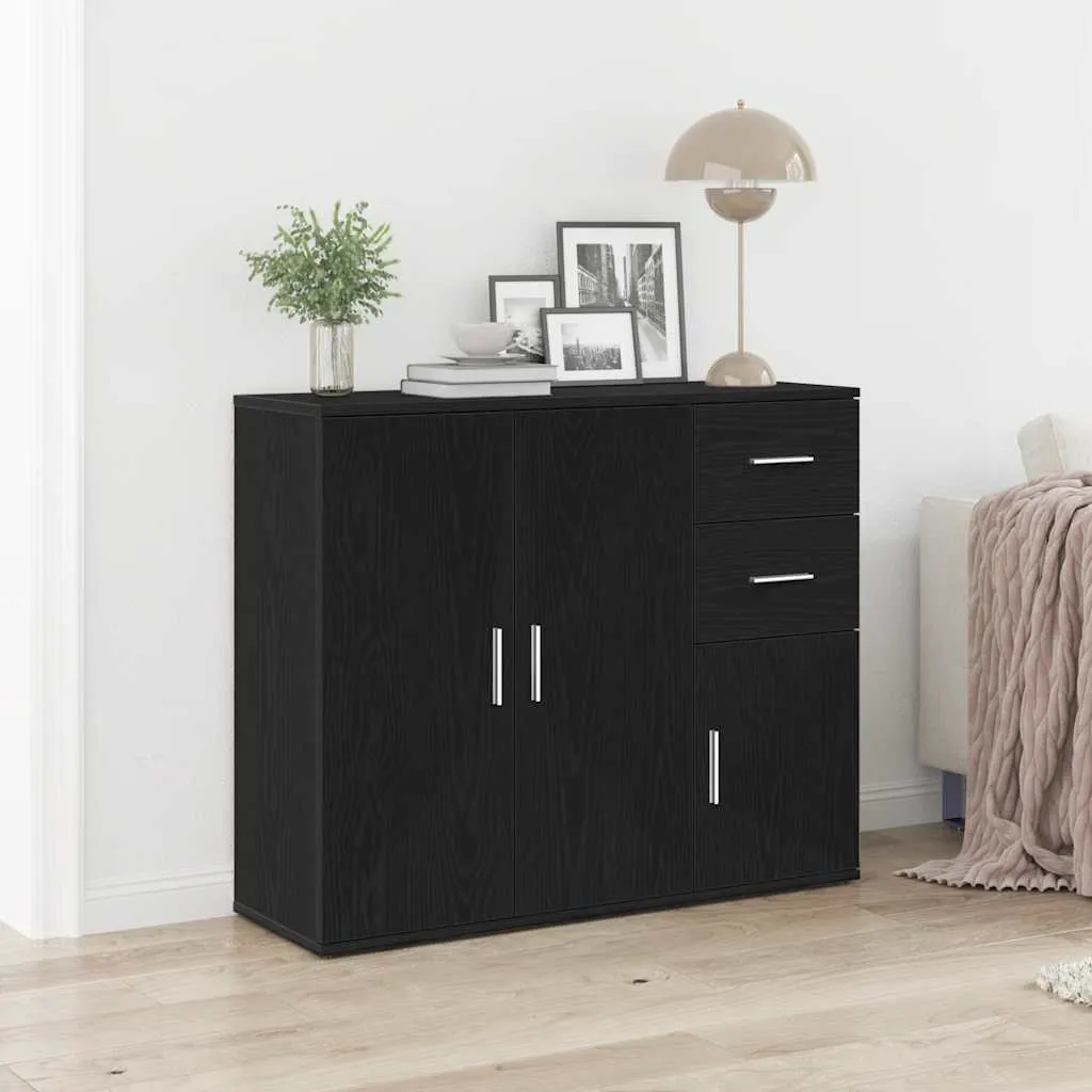 Credenza vidaXL Rovere Nero: Trasforma il tuo Ingresso in Gallery