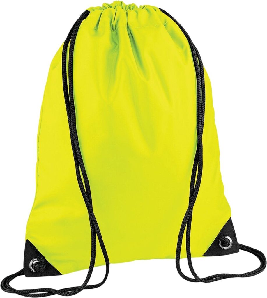 Bagbase Premium Turn Sack Wasser abweisend (11 Liter) BC1299 (Einheitsgröße) (Neon Gelb)