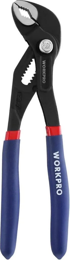 Pince à pompe à eau WORKPRO 180mm en acier Cr-V pour travaux de plomberie