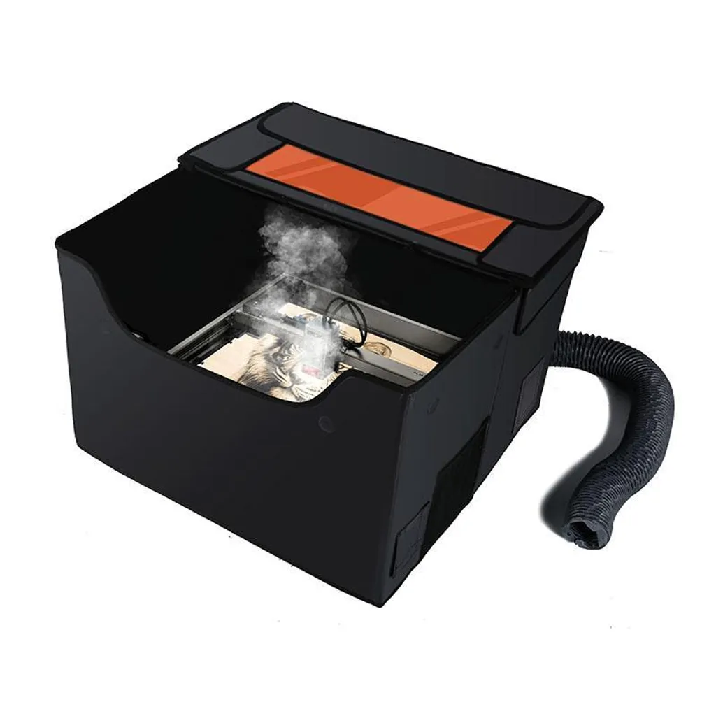 Housse Laser Ignifuge 700x700x460mm avec Système Anti-Poussière Safe