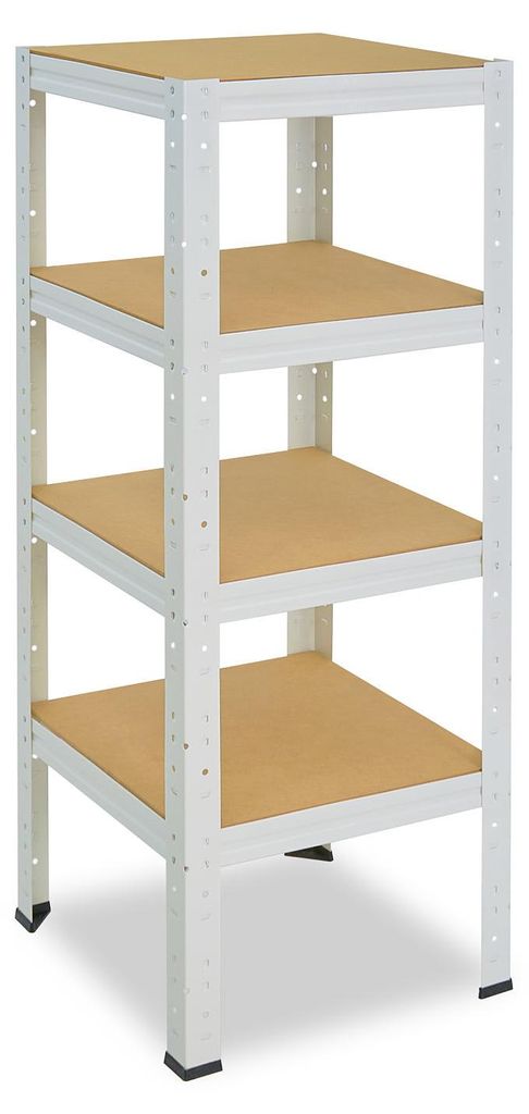 shelfplaza HOME 100x40x40 cm scaffale pesante in bianco con Immagine del prodotto 