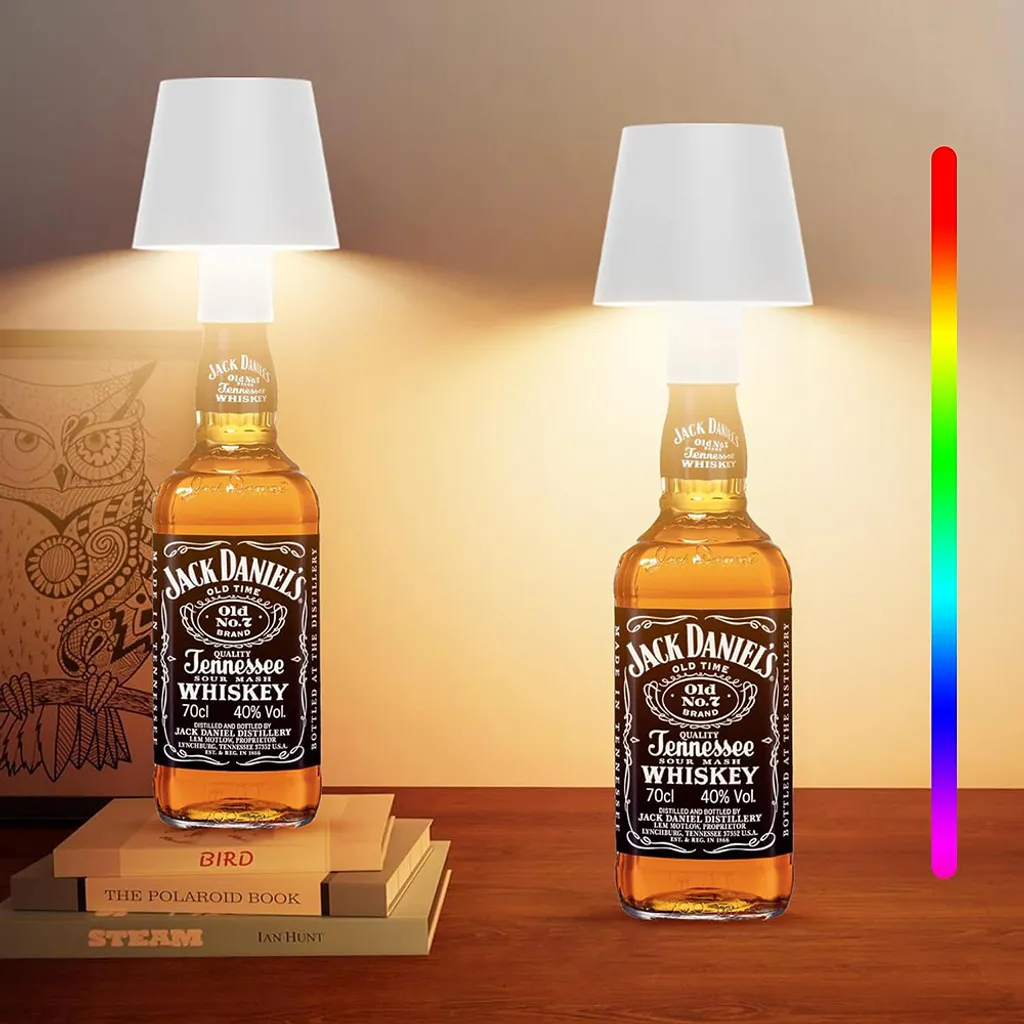 Led Lampe Bouteille Rechargeable RGB avec Commande Tactile pour Déco - 7