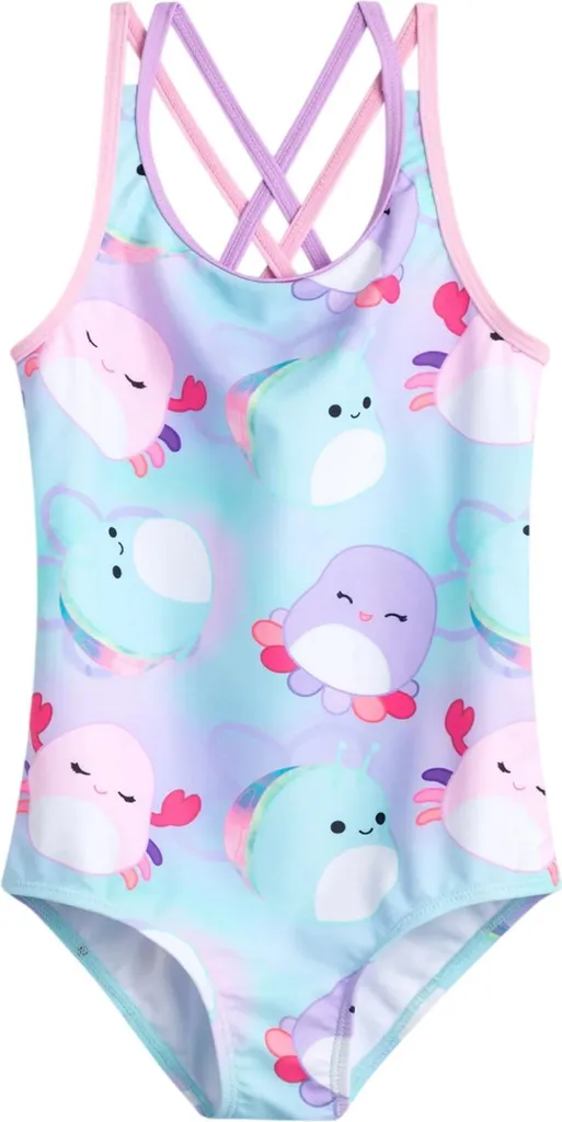 Maillot de Bain Fille Confortable Squishmallows NS9551 sans Irritation