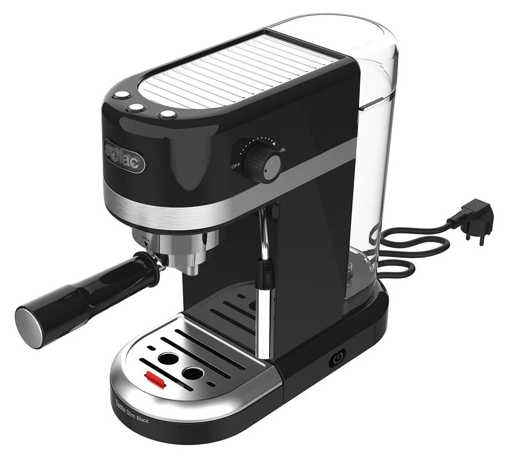 Machine café expresso 20 bars Solac Taste Slim avec buse vapeur