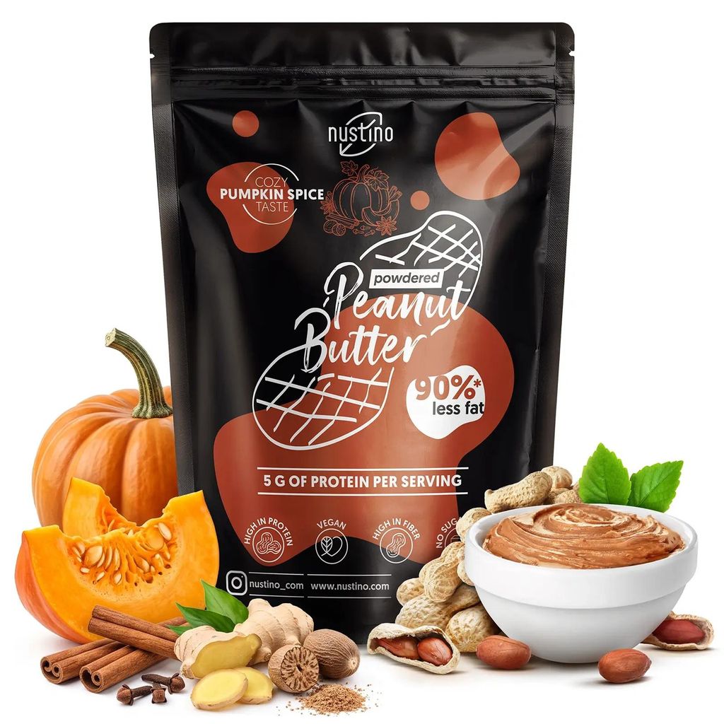Nustino - Erdnussbutter Pulver Pumpkin Spice 400g - 90% Produktbild 
