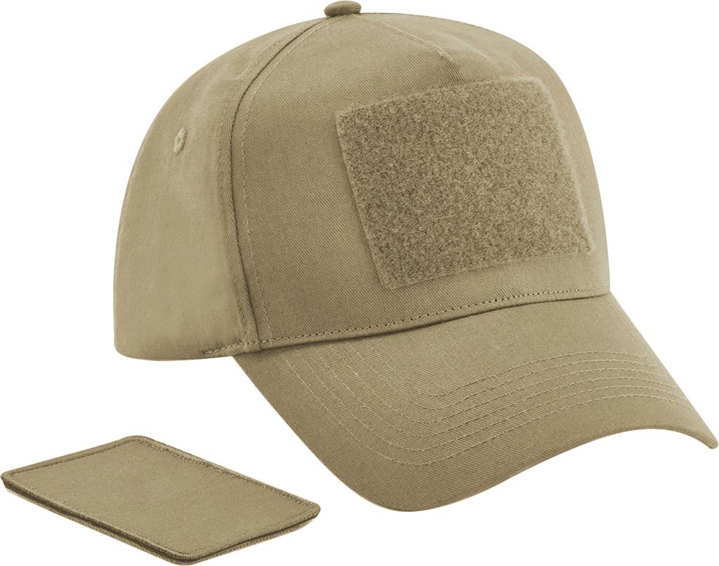 Beechfield - Baseball-Mütze Abnehmbarer Aufnäher PC4941 (Einheitsgröße) (Sand)