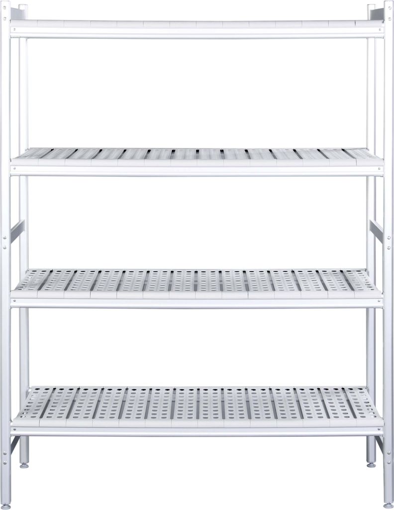 SARO Alu- Regalboden mit Kunstoffrosten 373x708mm