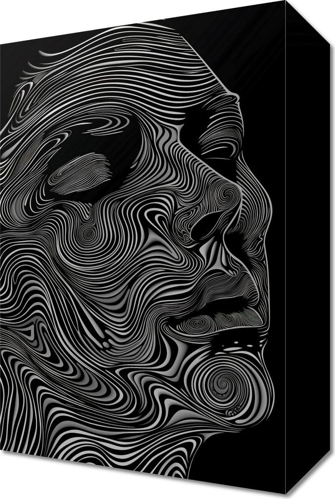 Bild 20x30cm Risse und Linien