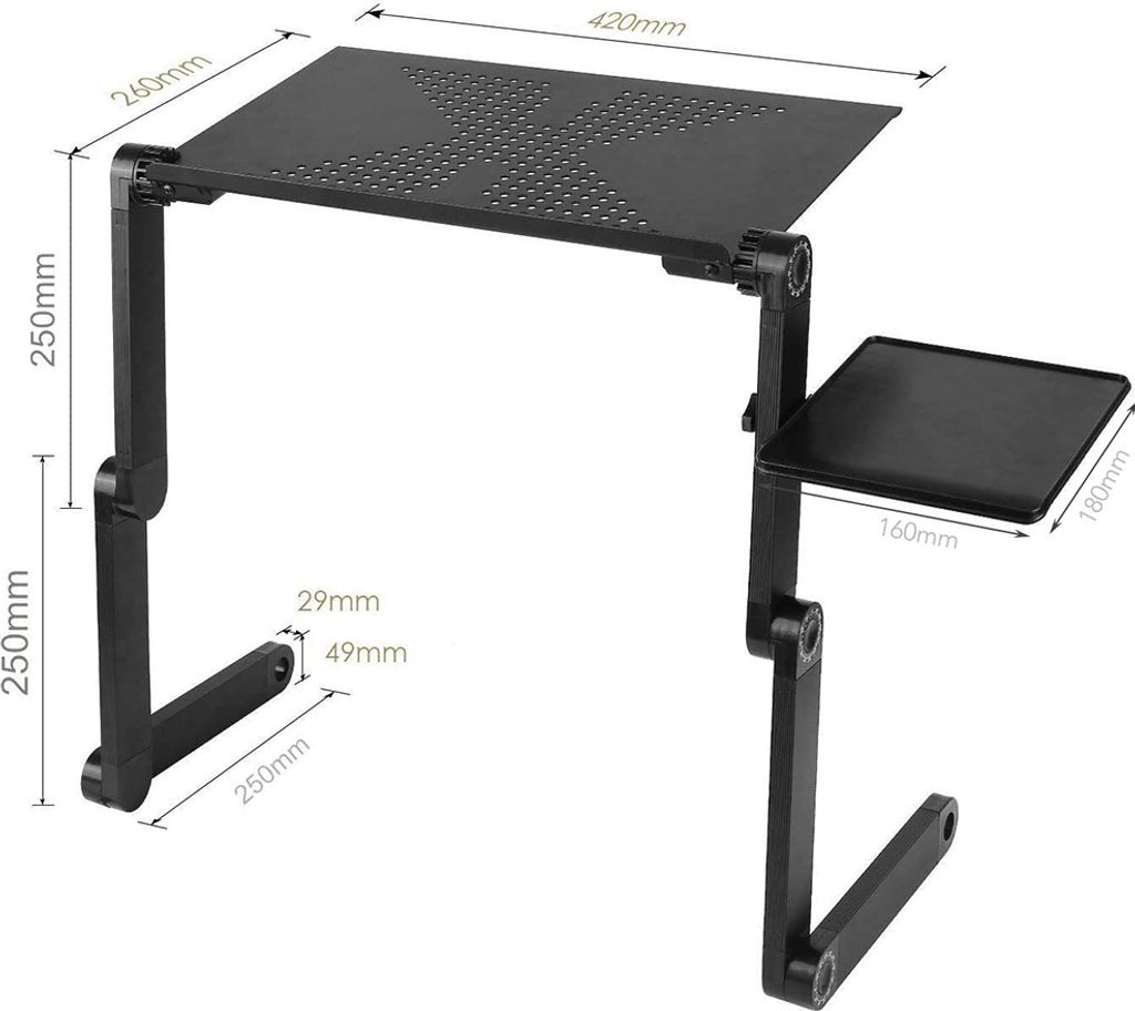 WYCTIN Faltbar Laptoptisch Notebook Tisch Schreibtisch Produktbild 6