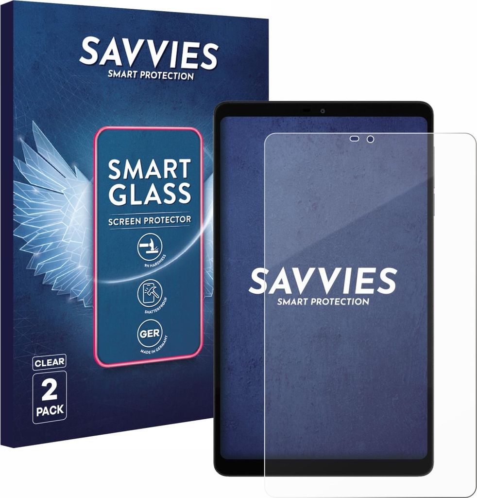 2x Savvies Schutzglas Folie für Alldocube iPlay 60 mini 9H Panzer Schutzfolie Glas Displayschutz klar transparent