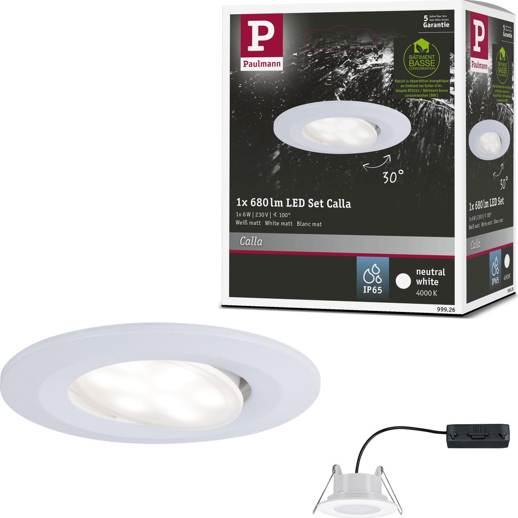 Paulmann LED Einbauleuchte Calla schwenkbar