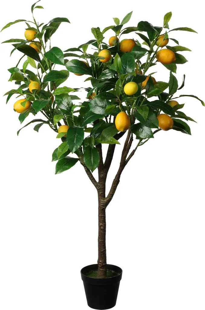 Albero di Agrumi Artificiale Progarden 114cm: Arredo Esterno Realistico - 1