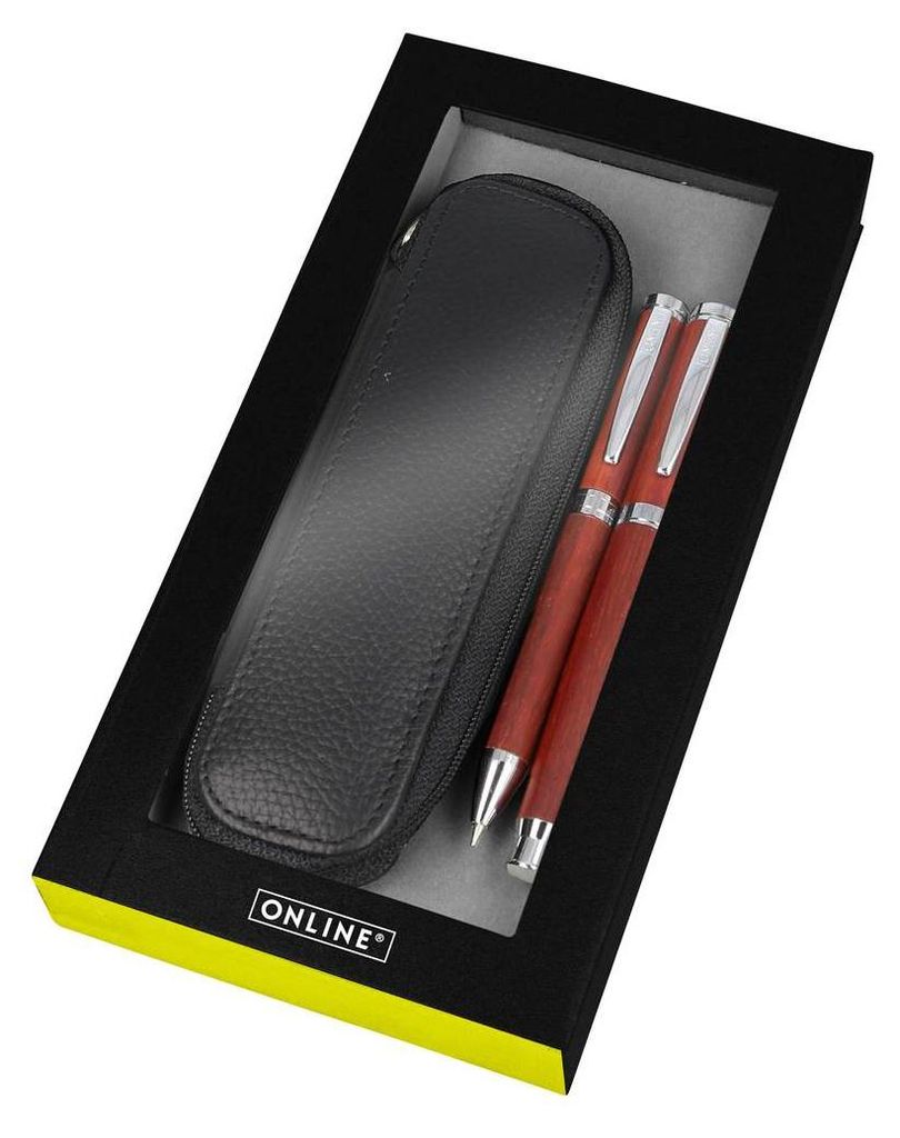 ONLINE Schreib Set Nature Style Rosewood 3 Teile