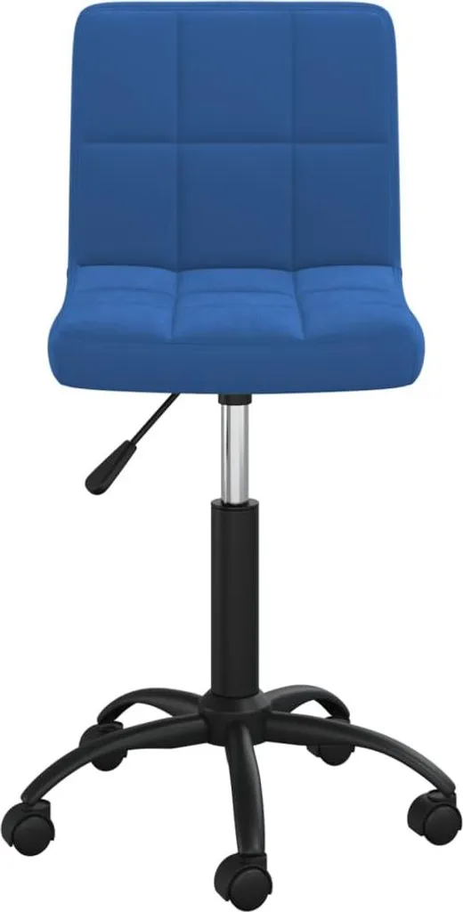 vidaXL Sedia Pranzo Blu Velluto Girevole - Funzionalità e Risparmio
