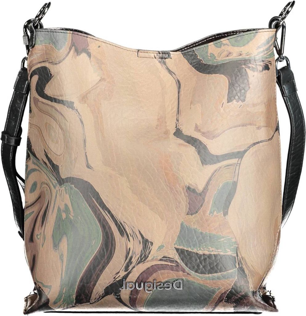 Desigual Damen „Inca Bu“ - Braun mit Camouflage-Muster 22WAXPB1 Handtasche