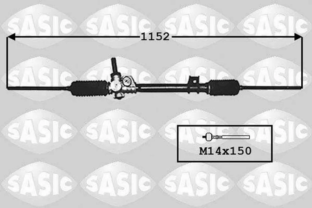 Crémaillère de Direction SASIC 4006200 pour Twingo OE 8200033832