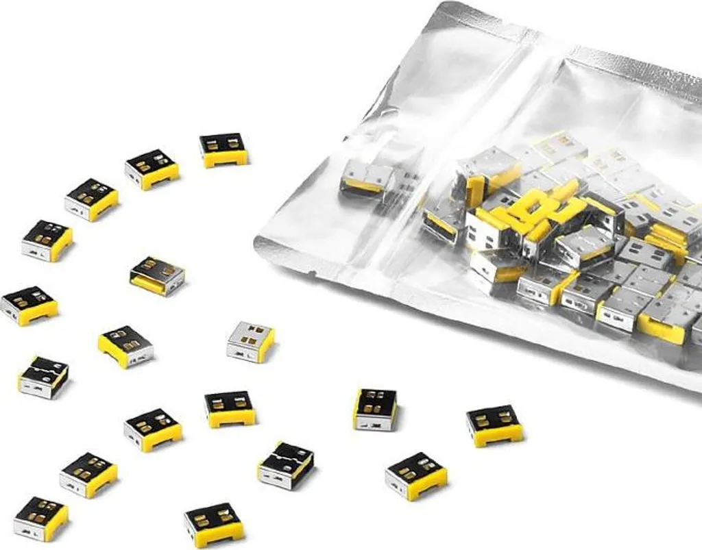 Protection de Port USB-A SmartKeeper Basic Jaune - Lot de 100 Unités - 2