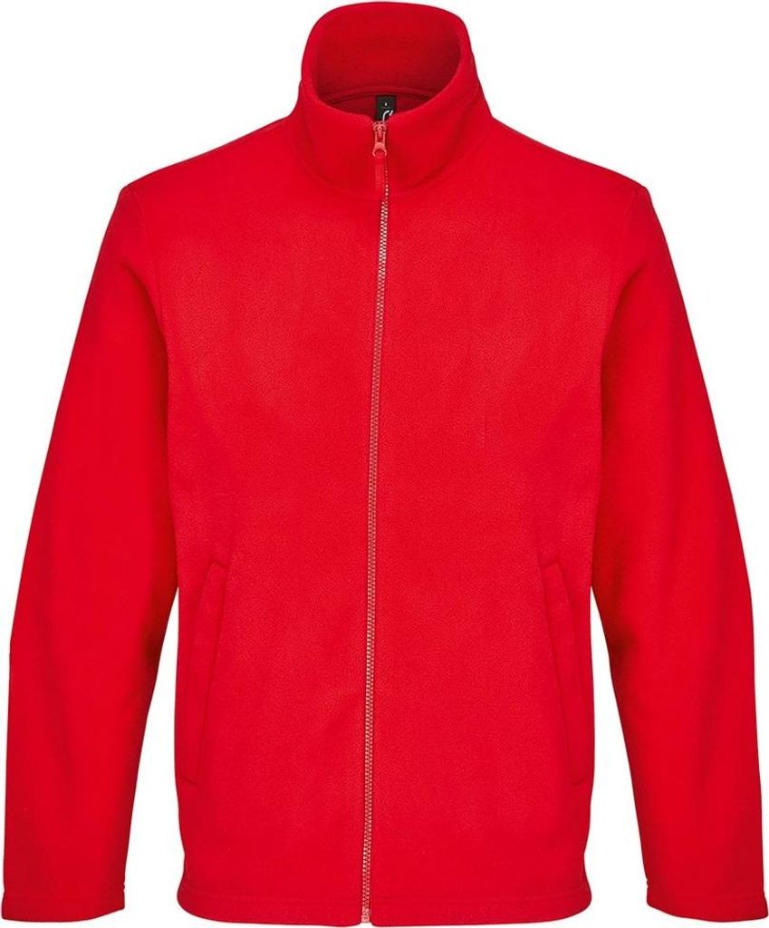 SOLS - Jacke für Herren/Damen Uni, Micro-Vlies PC7988 (5XL) (Rot)