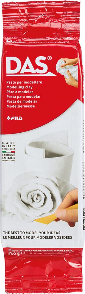 DAS Modelliermasse, lufthärtend, 250 g, weiß Produktbild 