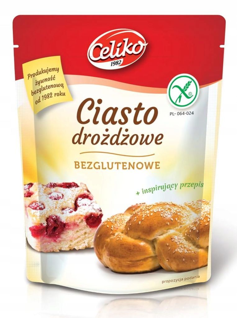 Celiko glutenfreier Hefeteig 200 g Produktbild 