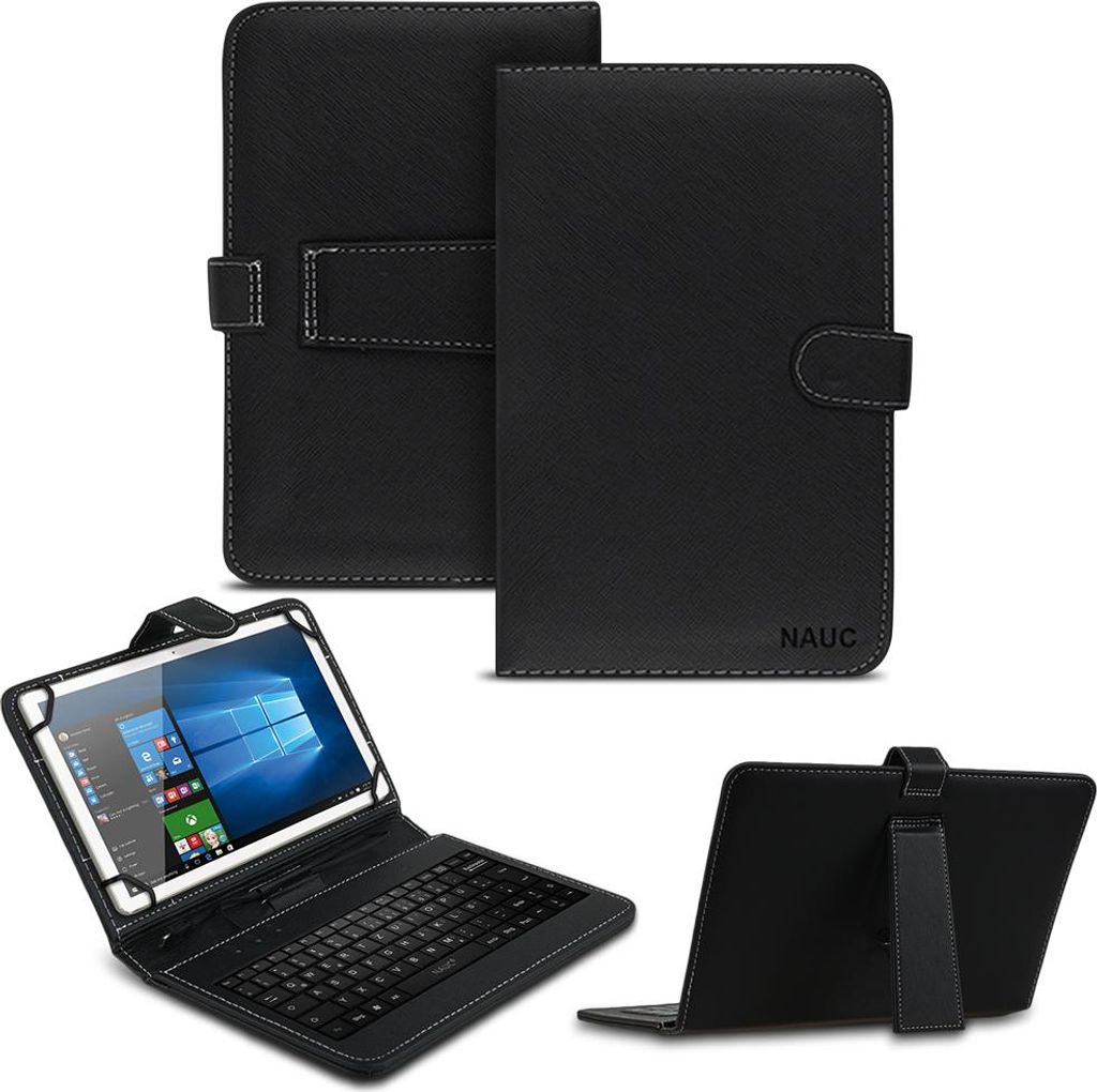 Tastatur Tasche für Samsung Galaxy Tab A11 Plus Tablet Hülle QWERTZ SchutzhülleFarben:Schwarz