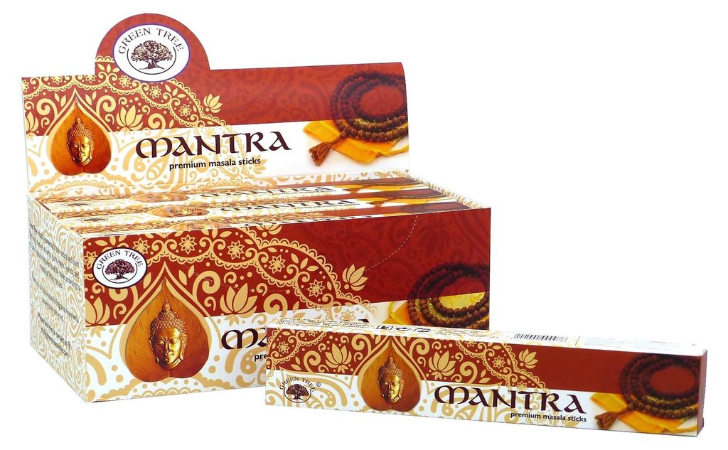 Green Tree Incense "Mantra" 15gr. Produktbild 