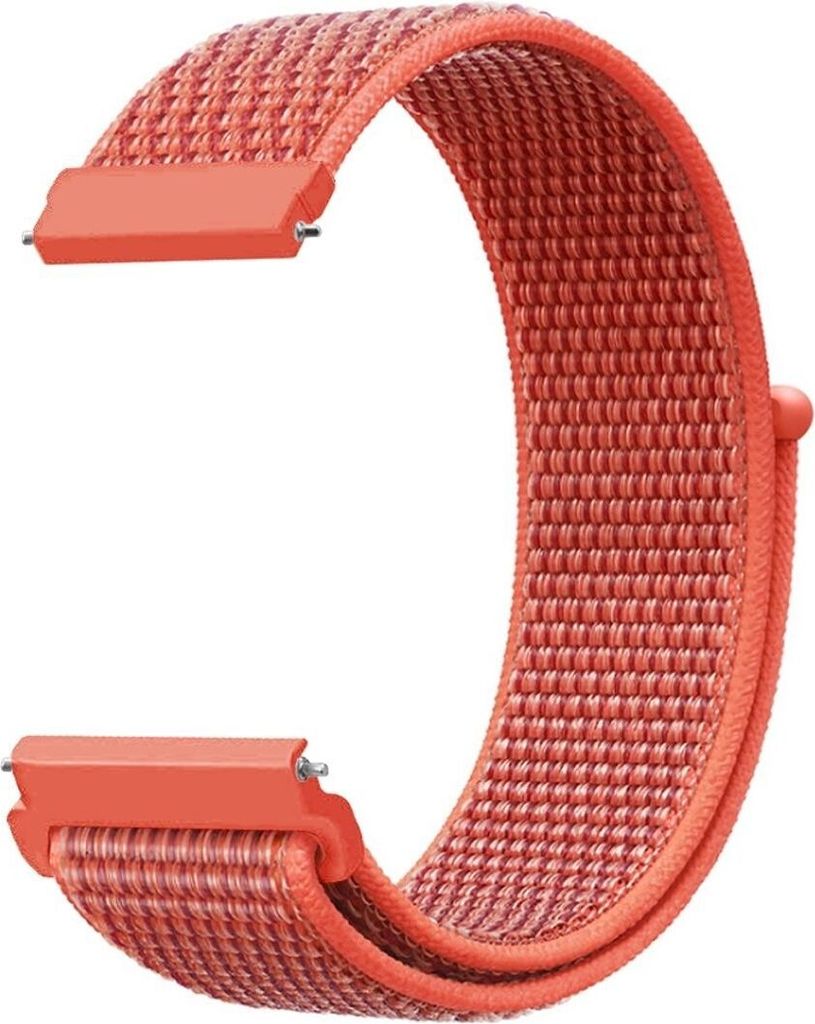 Smartwatch Armband Armbänder 20 / 22 mm für Samsung Galaxy LG Watch Honor Garmin, Farbe:Aprikose, Stegbreite:20 mm