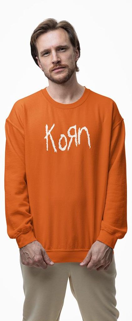 D&B Design Uni Pullover SWZN00007 Korn Orange-Größe XL