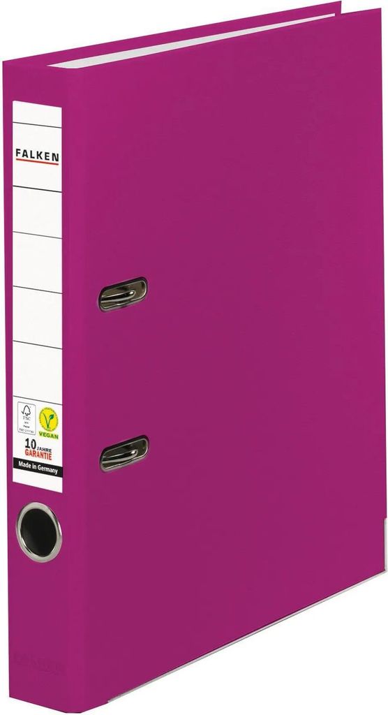Falken 25x PP-Color-Ordner A4 Rücken 50mm + Einsteckschild Produktbild 