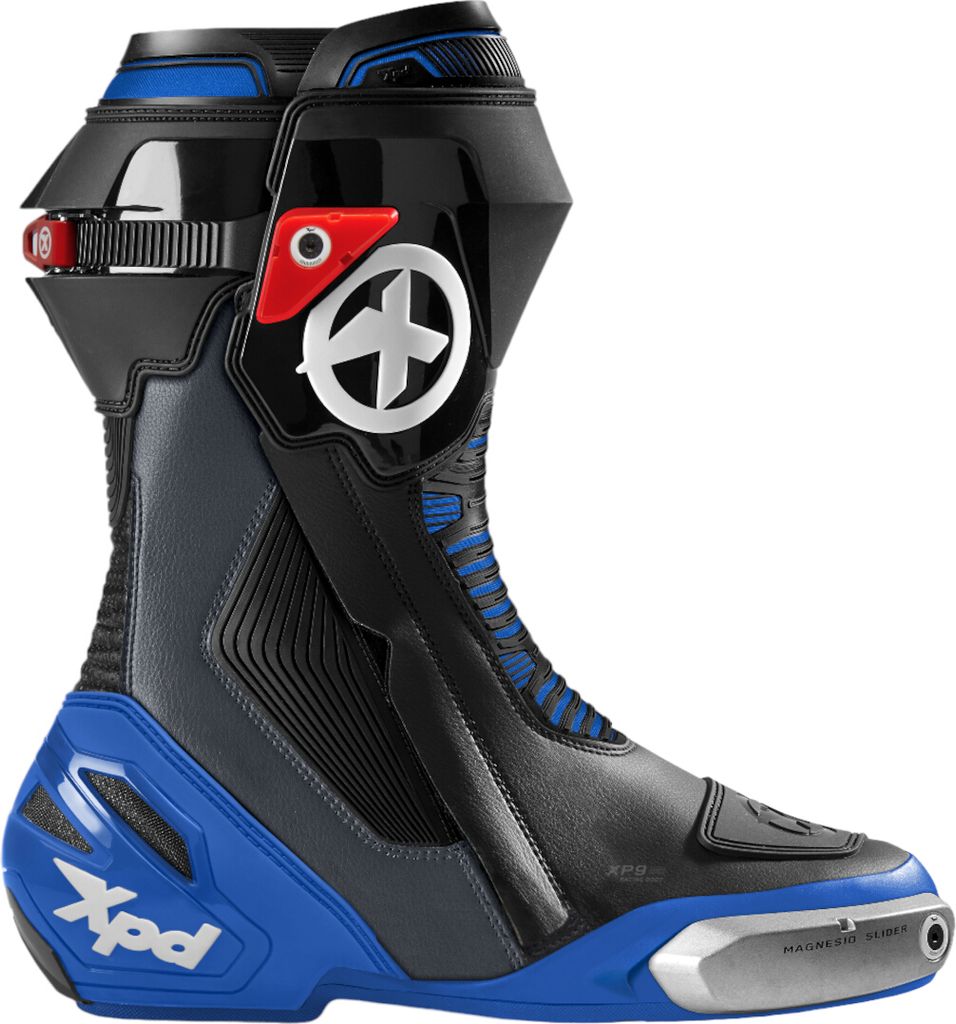 XPD XP9-S Motorrad Stiefel, schwarz/blau, 45