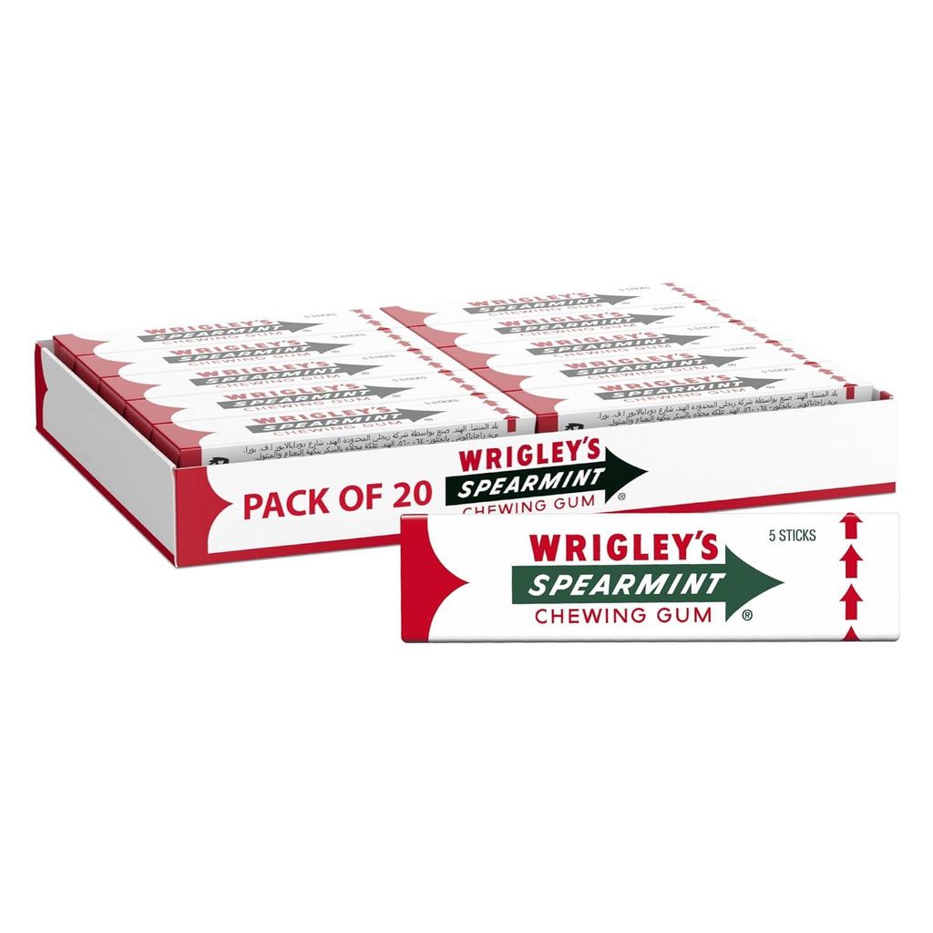 Galaxy Wrigley's Kaugummi Spearmint - 20 x 5 Streifen Produktbild 